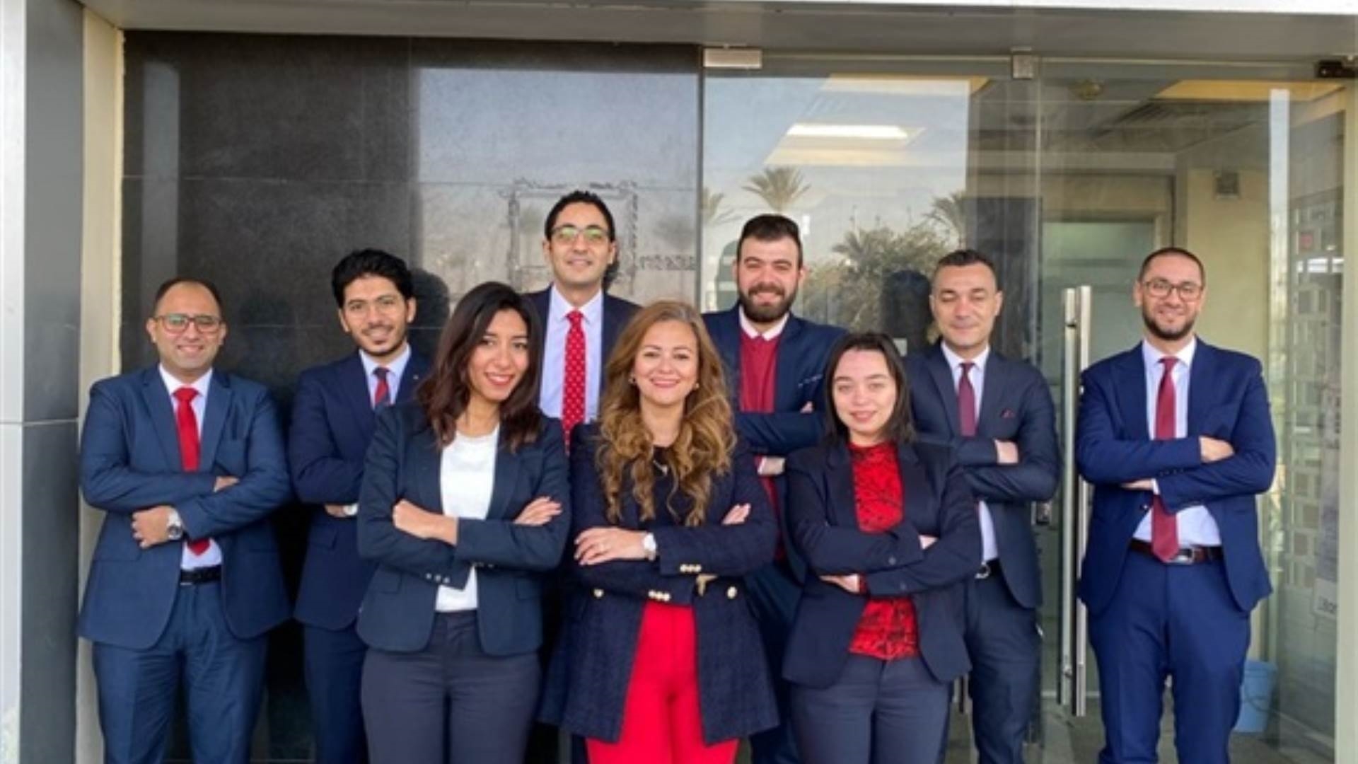 جانب من الإحتفال بتغيير هوية البنك FirstBank