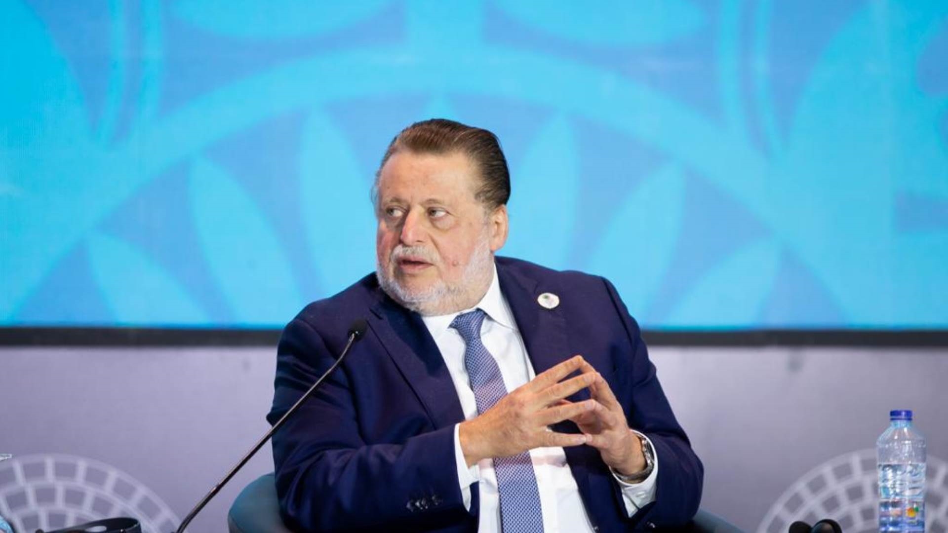 حسن عبدالله محافظ البنك المركزي المصري ورئيس مجلس المحافظين لمجموعة بنك التنمية الإفريقي FirstBank