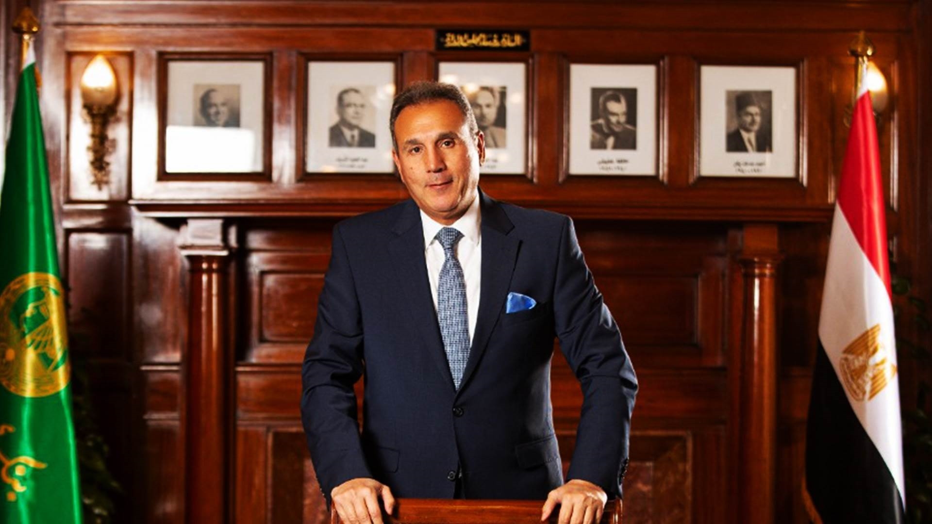 محمد الإتربي رئيس إتحاد بنوك مصر ورئيس مجلس إدارة بنك مصر FirstBank