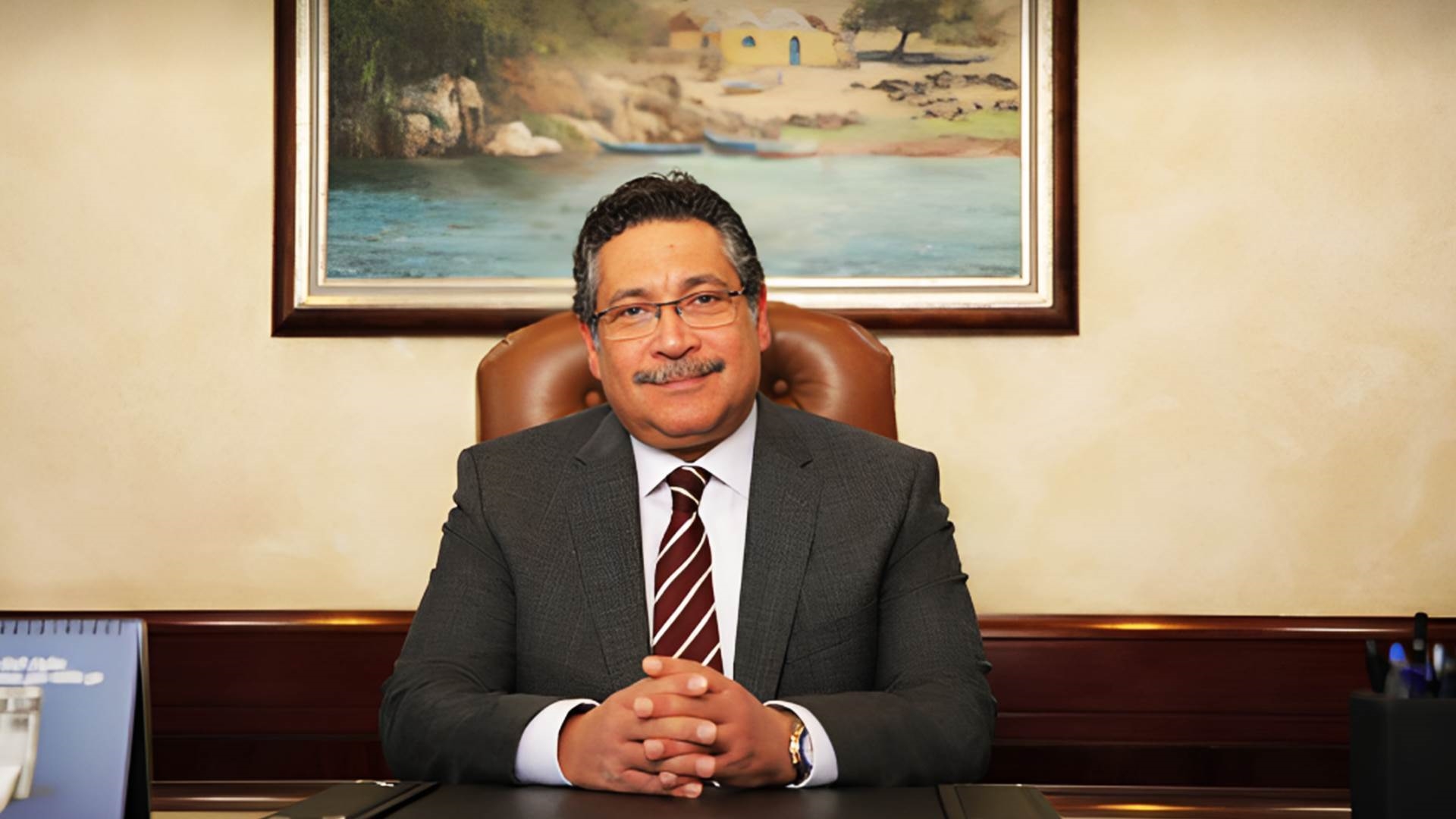 حسن غانم الرئيس التنفيذي العضو المنتدب لبنك التعمير والإسكان FirstBank