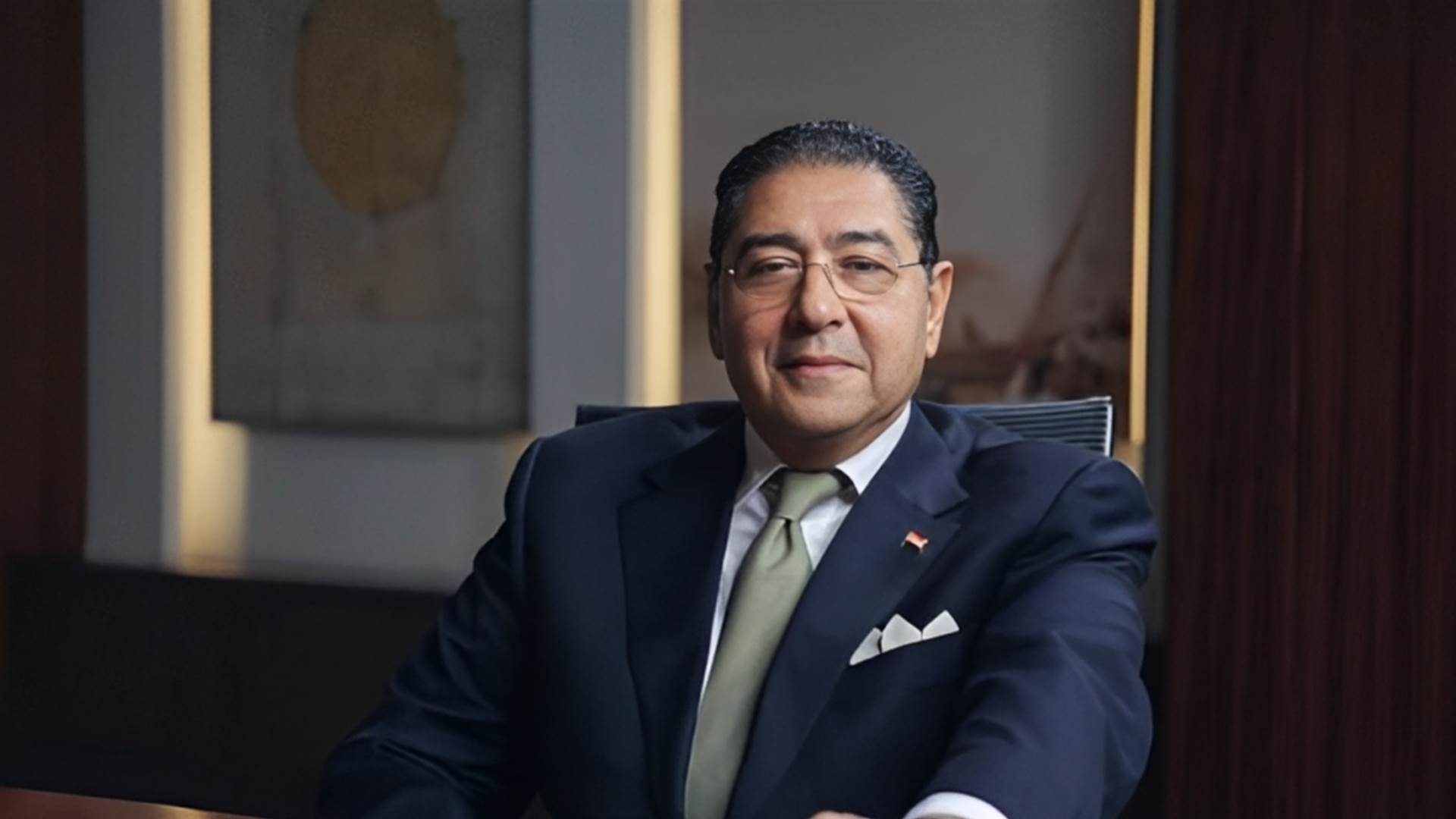 هشام عز العرب الرئيس التنفيذي للبنك التجاري الدولي مصر CIB FirstBank