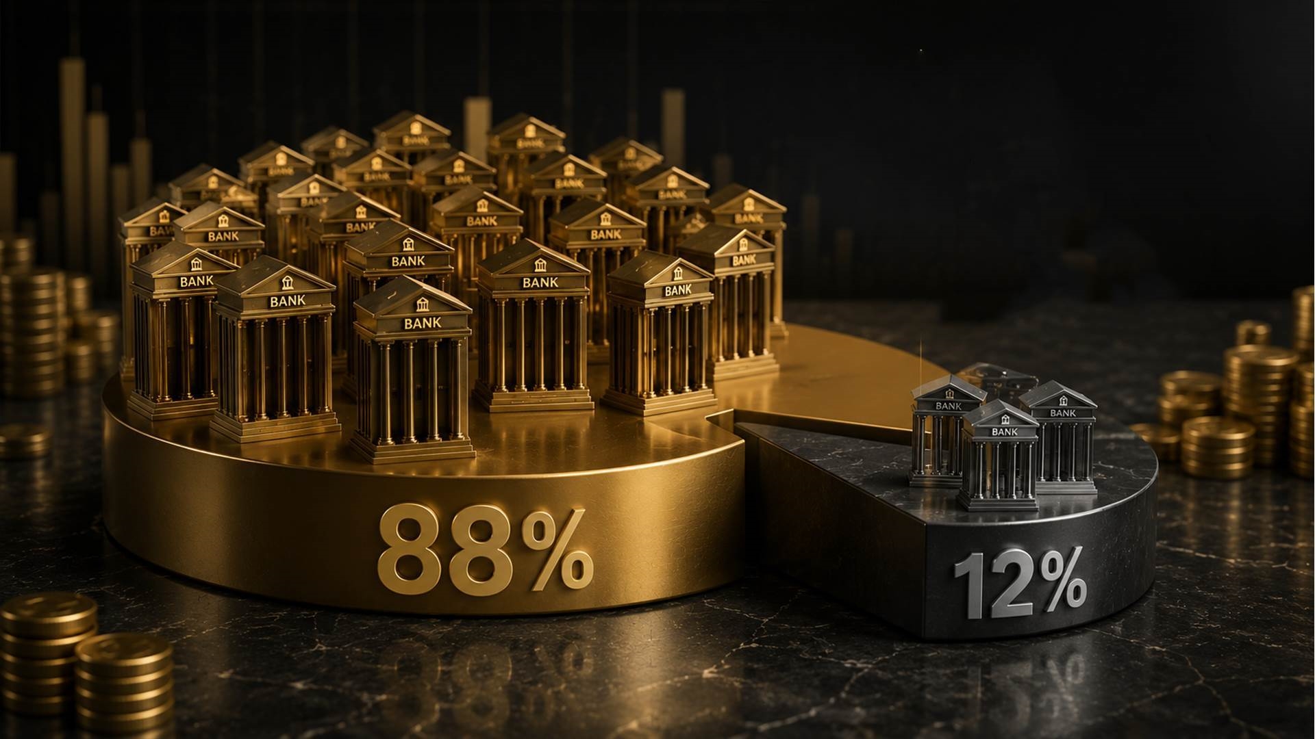 61 بنكًا خليجيًا يستحوذون على 88% من أرباح أكبر 100 بنك عربي خلال الربع الأول 2026