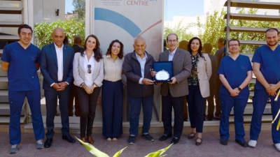 زياره بنك saib لمركز أسوان للقلب