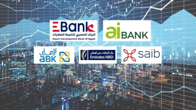 «aiBANK» و«تنمية الصادرات» و«saib» و«الإمارات دبي الوطني» و«ABK–Egypt» أسرع البنوك نموًا في صافي الأرباح