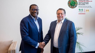 محافظ البنك المركزي ورئيس بنك التنمية الإفريقي يتفقدان التجهيزات النهائية لاجتماع المجموعة بشرم الشيخ