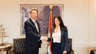 وزيرة التعاون الدولي وبنك التصدير والاستيراد يبحثان سبل تعزيز التعاون المشترك