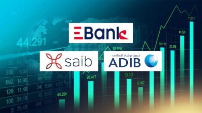 «EBank» و«ADIB» و«saib» أفضل البنوك المدرجة في توظيف الودائع لمنح القروض بنهاية سبتمبر 2023