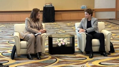 وزيرة التخطيط تلتقي رئيسة بنك التنمية الجديد لبحث سُبل تعزيز التعاون المستقبلي