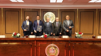 «العدل» توقع بروتوكول تعاون مع البنك المركزي والإتصالات وتكنولوجيا المعلومات