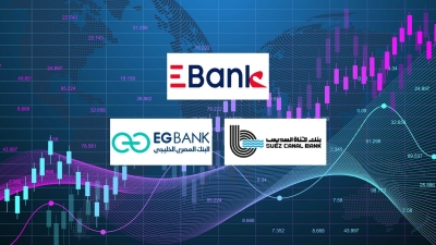 «EBank» و«قناة السويس» و«EGBANK» أكثر البنوك المدرجة تركيزًا على ودائع المؤسسات بنهاية 2023