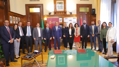 بنك مصر يوقع اتفاقية تعاون مع «فيزا» للتوسع في نشاط المدفوعات البنكية للمؤسسات