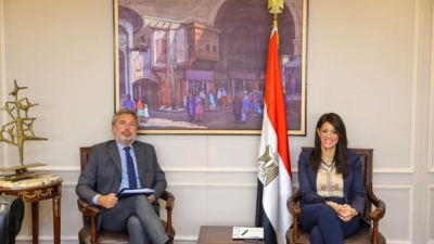 وزيرة التعاون تلتقي السفير الإيطالي بالقاهرة لبحث محاور التعاون الثنائي ودعم القطاع الخاص