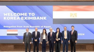 وزيرة التعاون تلتقي رئيس بنك التصدير والاستيراد الكوري لمناقشة تعزيز سبُل التعاون