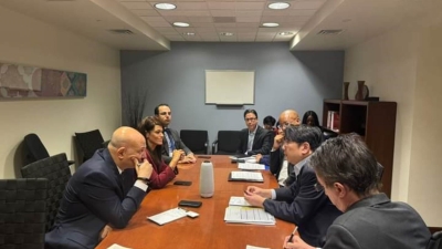 وزيرة التخطيط تلتقي رئيس مؤسسة التمويل الدولية ونائب رئيس الوكالة الدولية لضمان الاستثمار