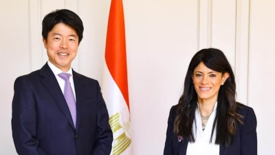وزيرة التخطيط تبحث سُبل تعزيز التعاون المشترك مع ممثل البنك الياباني للتعاون الدولي بالشرق الأوسط