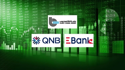 «قناة السويس» و«EBank» و«QNB» مصر أكثر البنوك المدرجة بالبورصة تركيزًا على الاستثمار في قروض المؤسسات بنهاية 2024