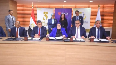 بنك ناصر الاجتماعي يوقع بروتوكول تعاون مع «التضامن الاجتماعي» و«القومي للمرأة» و«إي فاينانس»