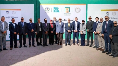 البنك الأهلي المصري يفتتح مدرسة السلام الإعدادية بمحافظة المنيا بالتعاون مع «مصر الخير»