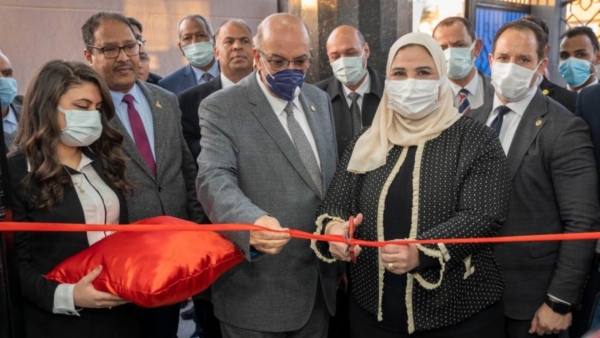 نيفين القباج تفتتح فرع «طيبة» الجديد لبنك ناصر الإجتماعي بمحافظة الأقصر