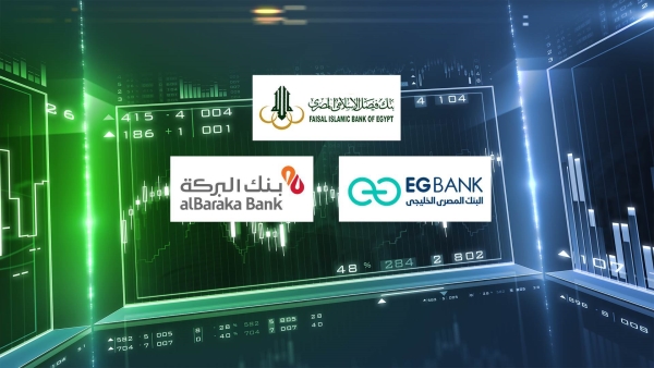 «فيصل الإسلامي» و«EGBANK» و«البركة» أكثر البنوك المدرجة تركيزًا على الاستثمارات المالية بنهاية مارس 2023