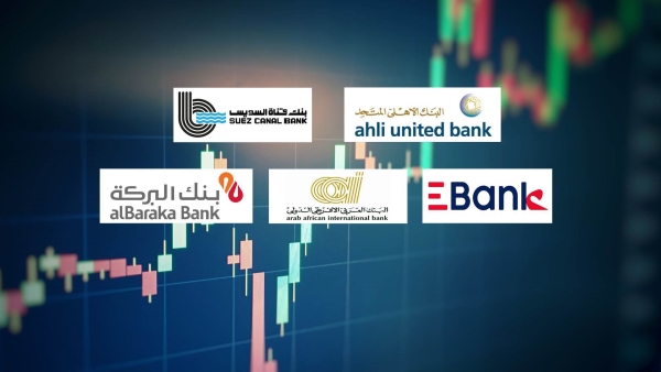 «الأهلي المتحد» و«قناة السويس» و«EBank» و«العربي الإفريقي» و«البركة» أكثر البنوك تركيزًا على الاستثمار في قروض المؤسسات