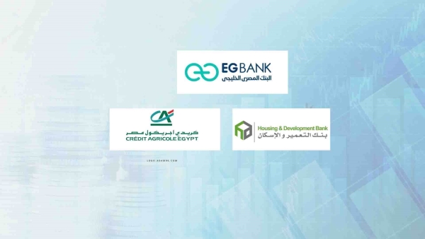 «EGBANK» و«التعمير والإسكان» و«كريدي» أكثر البنوك المدرجة تركيزًا على القروض الشخصية بنهاية يونيو 2023