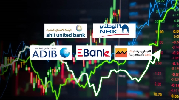 «الكويت الوطني» و«الأهلي المتحد» و«التجاري وفا» و«EBank» و«ADIB» البنوك الأكثر تركيزًا على قروض العملاء