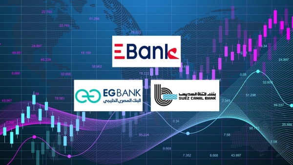 «EBank» و«قناة السويس» و«EGBANK» أكثر البنوك المدرجة تركيزًا على ودائع المؤسسات بنهاية 2023