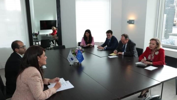 وزيرة التخطيط تبحث مع رئيسة بنك الاستثمار الأوروبي آليات تعزيز التعاون المستقبلي