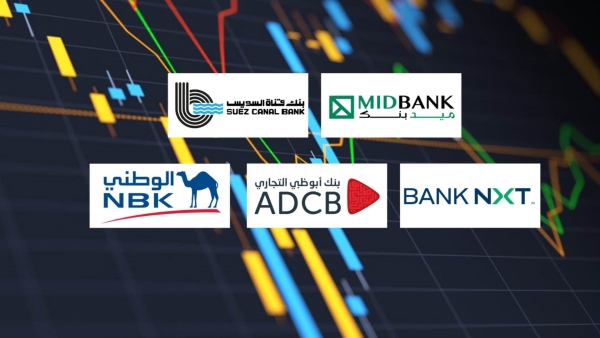 «ميد بنك» و«قناة السويس» و«BANK NXT» و«ADCB» أسرع بنوك القطاع الخاص نموًا في قروض المؤسسات آخر 3 سنوات