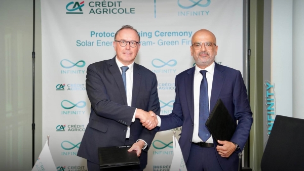 «كريدي أجريكول مصر» و«إنفنيتي» يطلقان شراكة استراتيجية لتسريع وتيرة التحول نحو الطاقة الشمسية في مصر