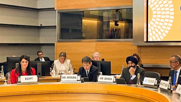 وزيرة التخطيط تُشارك في إطلاق مبادرة البنك الدولي ومنظمة الصحة العالمية وحكومة اليابان لتعزيز الاستثمار في النظم الصحية